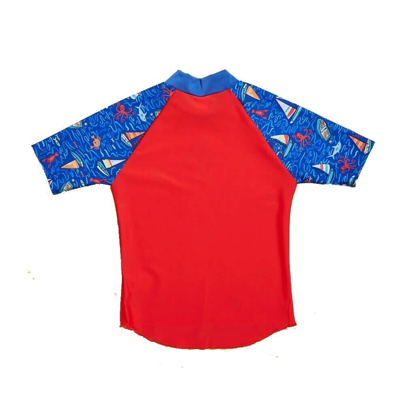 Speedo infant boys digital short sleeve rash top set (800384-null