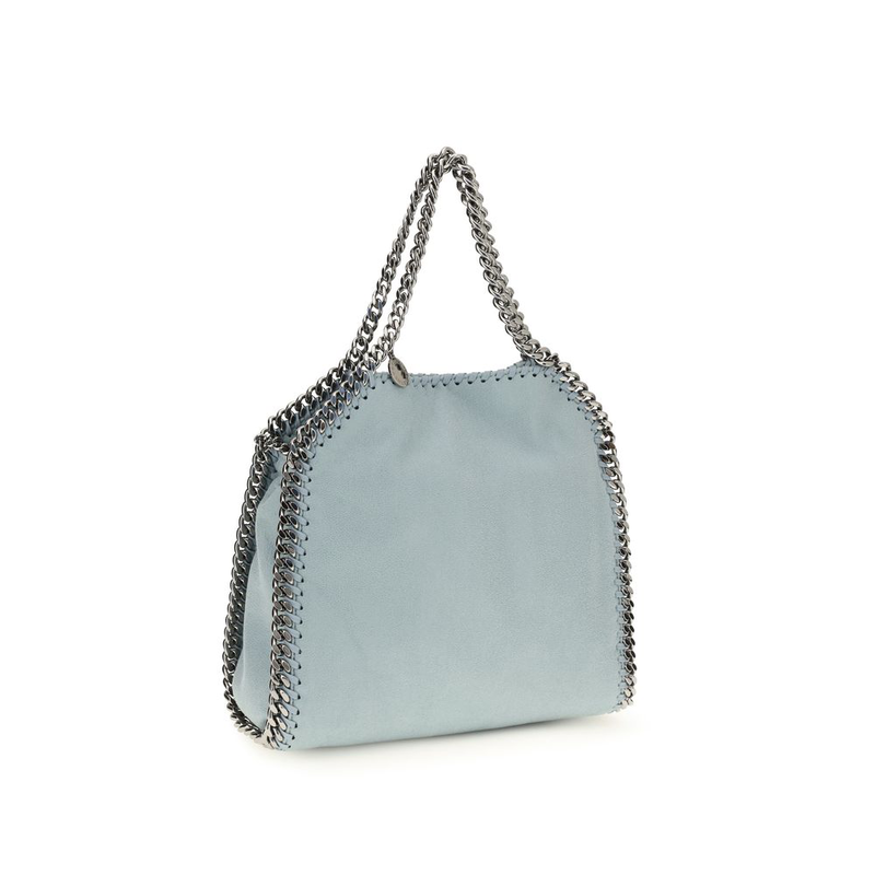 Blue polyester handbag-null