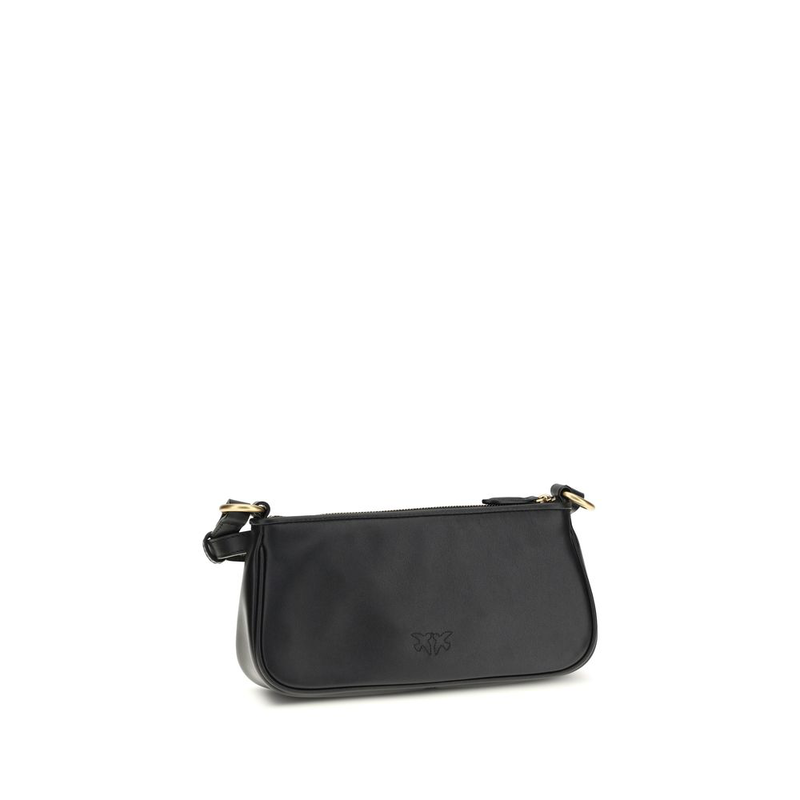 Black calf leather bos taurus shoulder bag-null