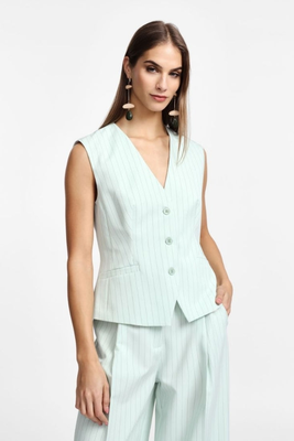 Vest l0g1dbu000, Mint, medium