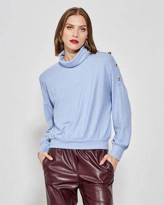 Knitted high neck, Siel, medium