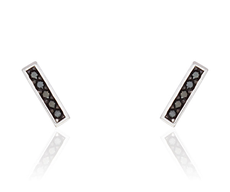 Cupid small zircon earrings-null