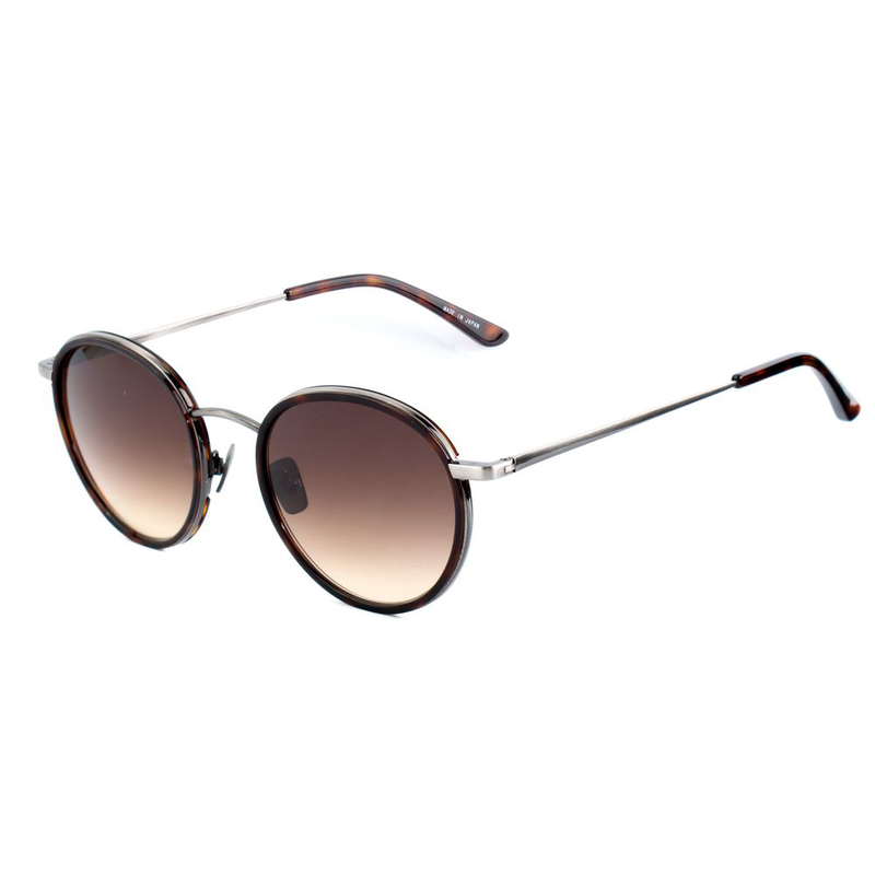 Brown titanium sunglasses-null