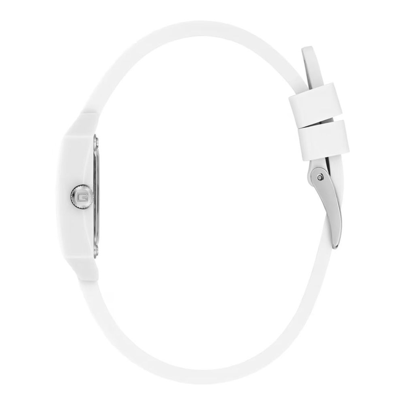 White synthetic dress watch-null