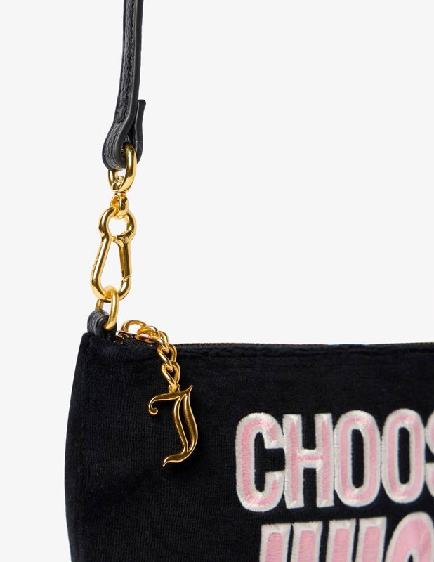 Juicy Couture ella velour flat pouch-null