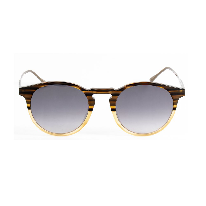 Brown titanium sunglasses-null