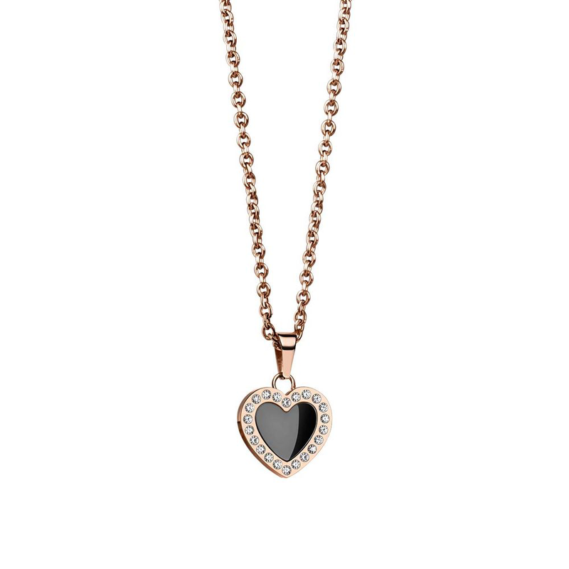 Multicolor stainless steel necklace-null