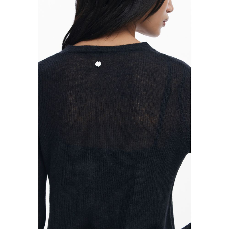 Black polyester women's dress-null