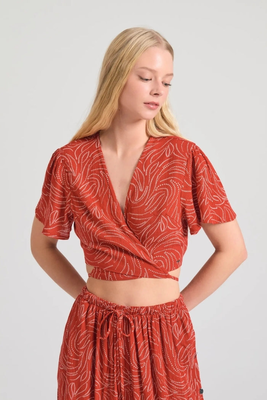 Cropped top, Black, medium