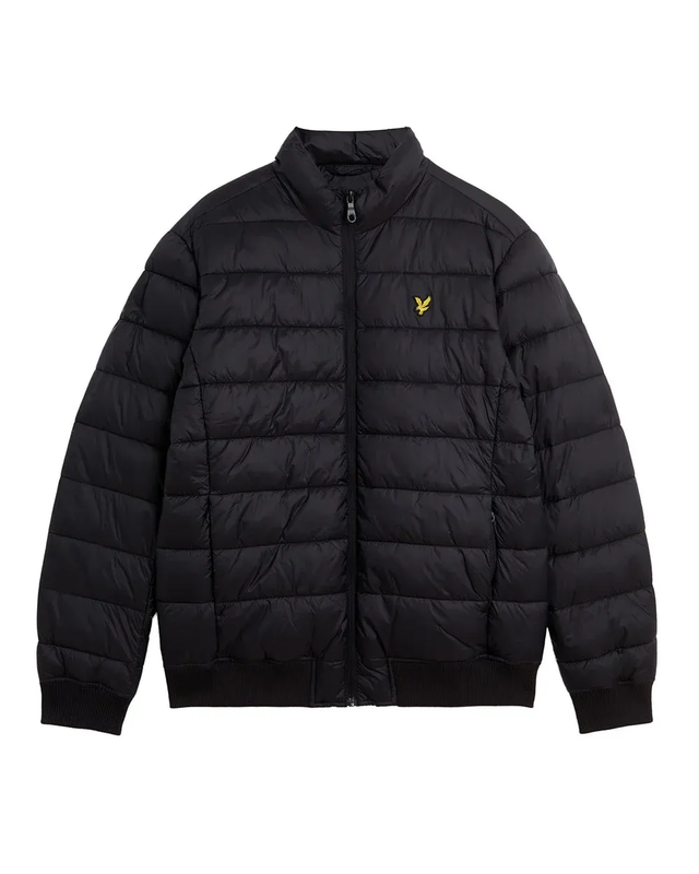 Funnel neck wadded jacket z865 jet black-null