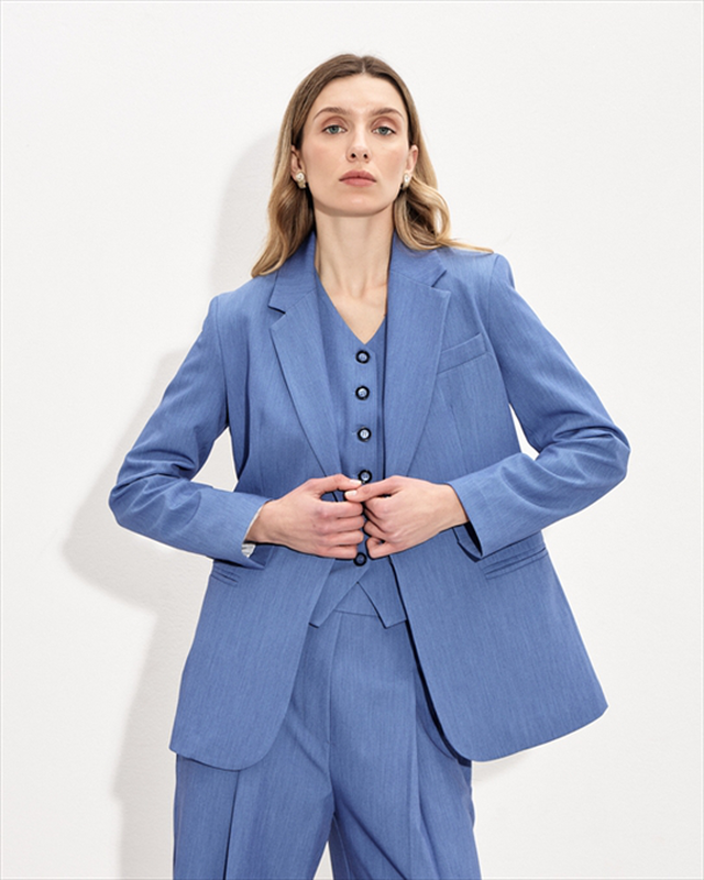 Blazer jacket long image number null