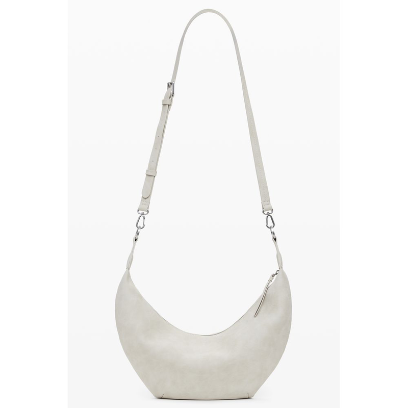 Beige polyurethane women's handbag-null