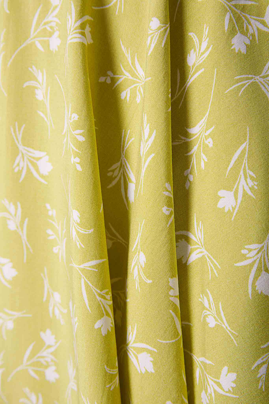 Ruffled floral playsuit-null