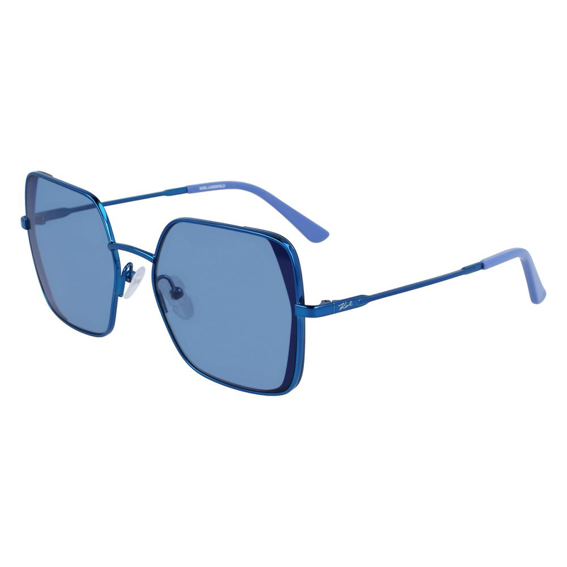 Blue metal sunglasses-null