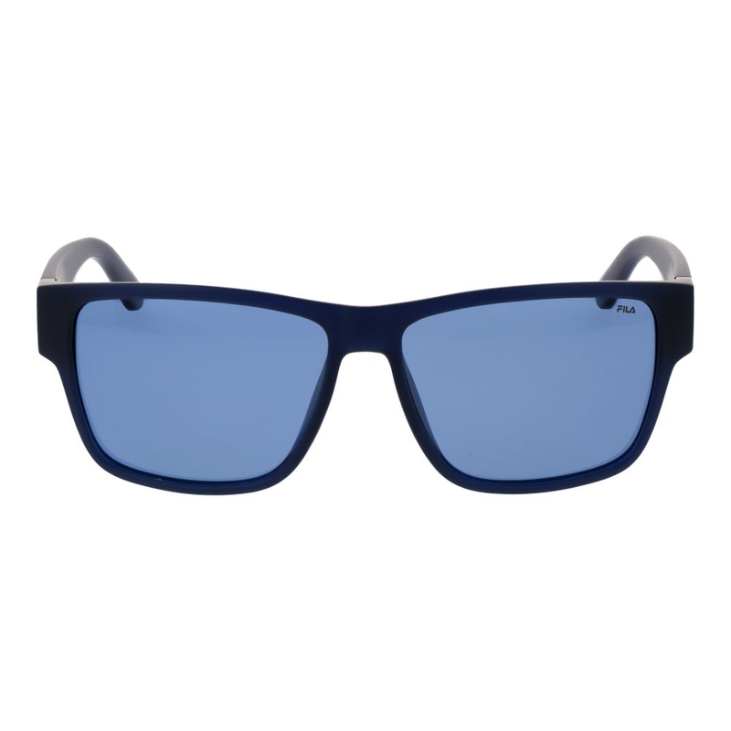 Blue plastic sunglasses-null