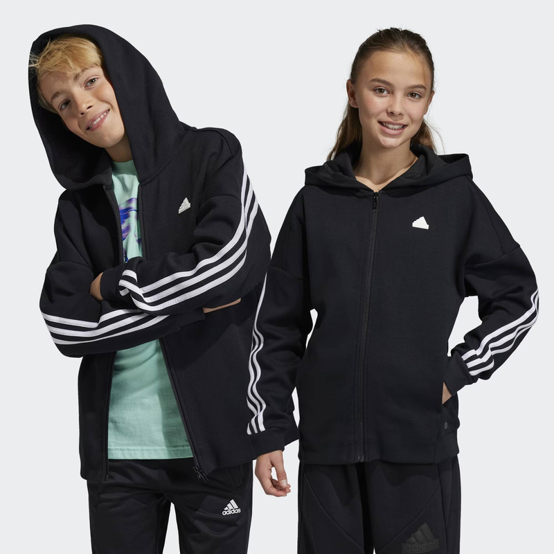 Youth future icons 3 stripes zip hoodie-null