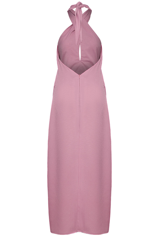 Midi halter dress-null