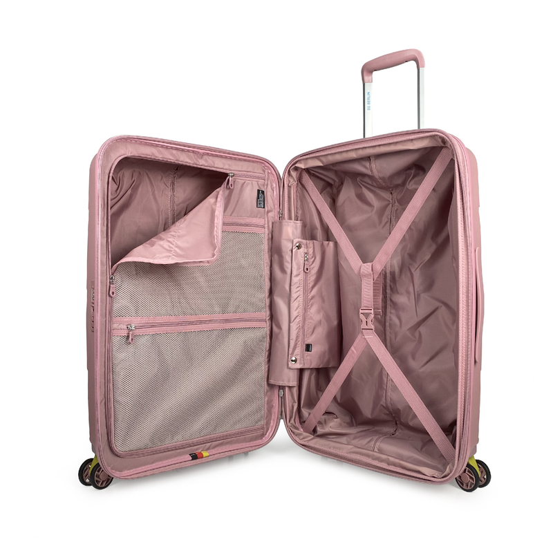 Bg berlin - zip² medium size (4 wheel), double security zipper, 69cm/26in luggage / suitcase-null