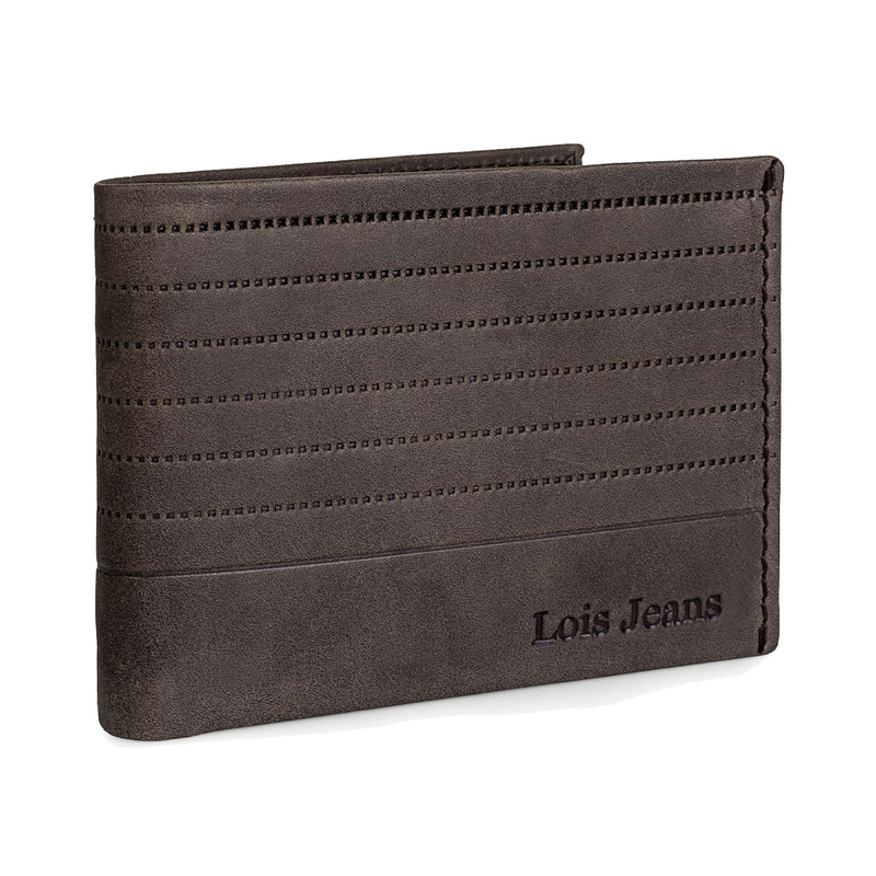Product image: Πορτοφόλι ανδρικό δερμάτινο lois 202286-02 καφέ-null