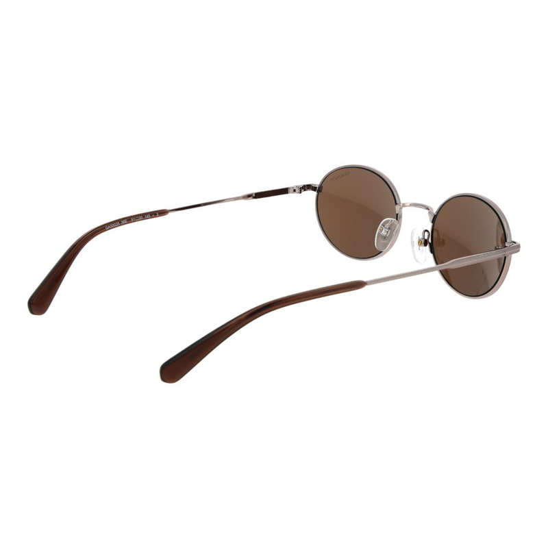 Brown metal sunglasses-null