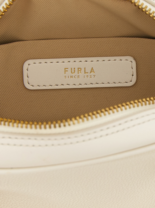 White calfskin handbag-null