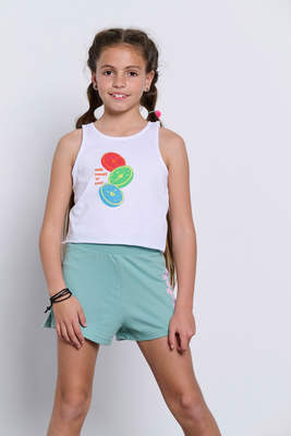 Bdtk girl sleeveless top (1241-701321), White, medium