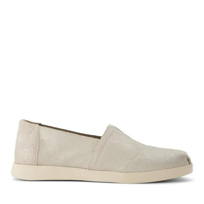 Toms women champion metallic suede alplus esp, Champagne, medium