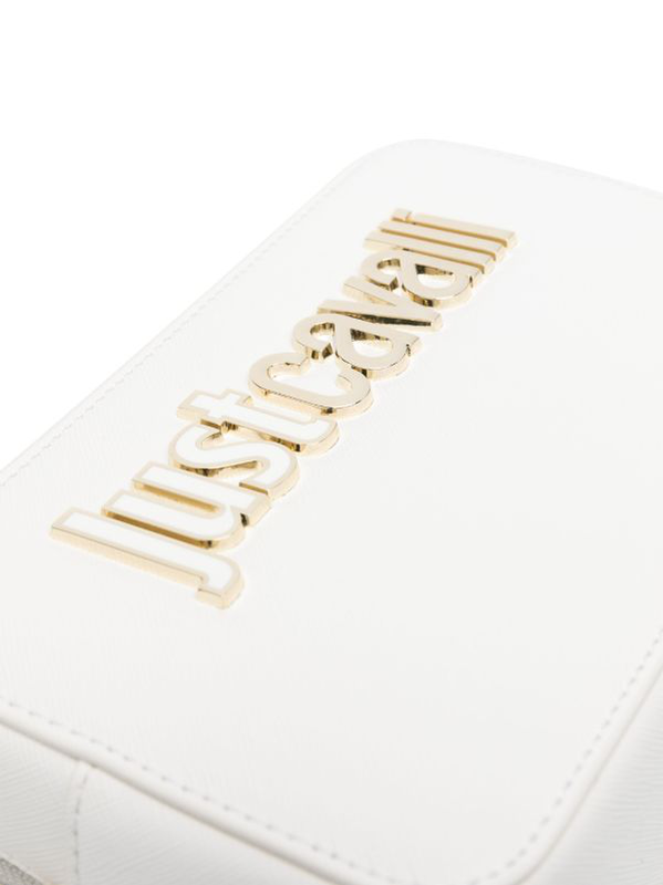 Just cavalli camera bag with logo - white-null