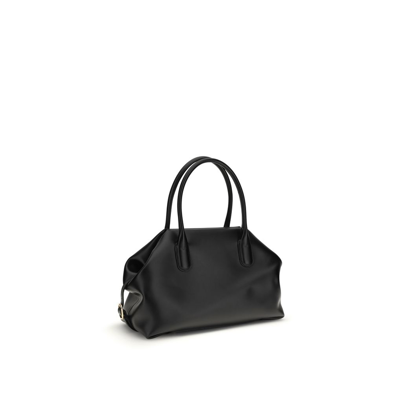 Black other fibres shoulder bag-null