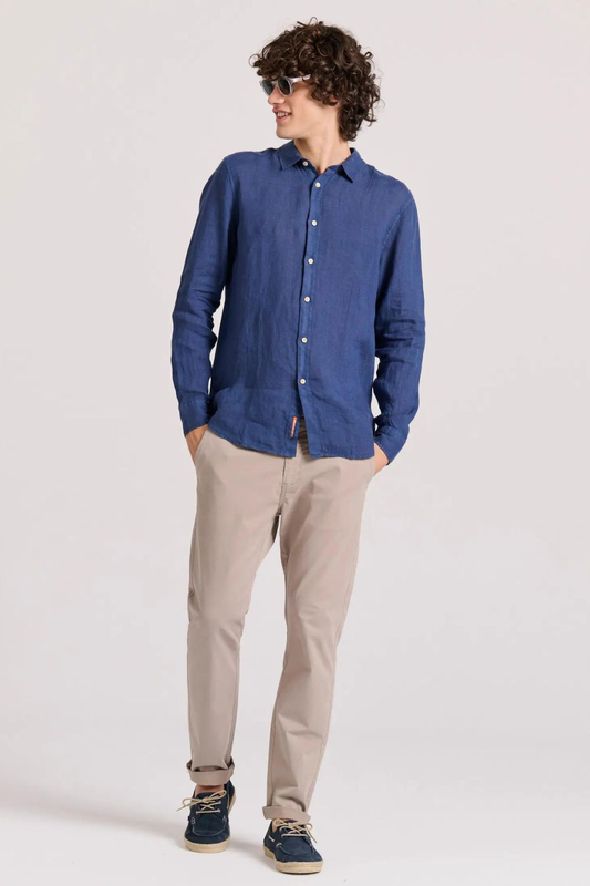 Funkybuddha shirt linen-null
