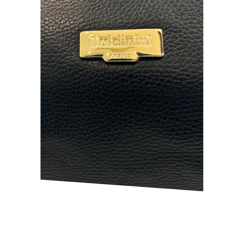Black leather women handbag-null