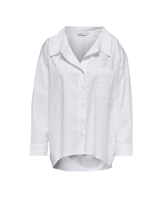 Only sofia loose shirt, White, medium