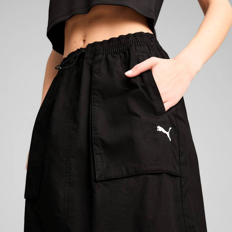 Future archive zip-off maxi woven skirt-null