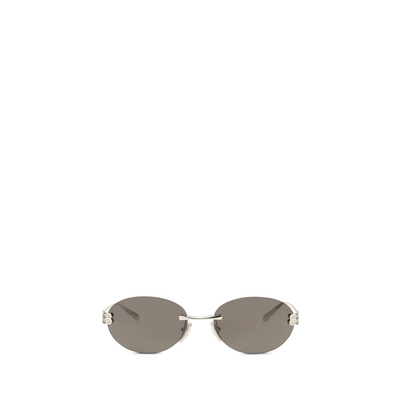 Silver metal sunglasses, Silver, medium