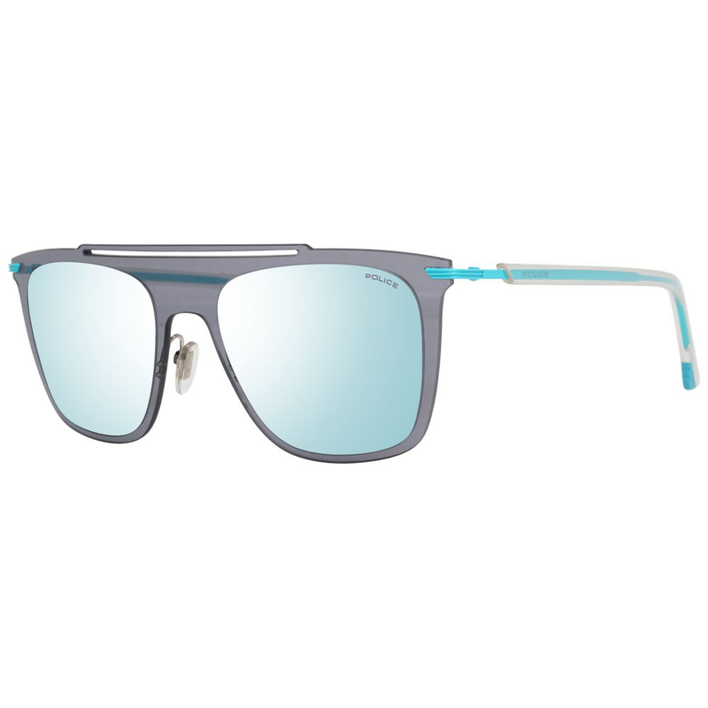 Blue metal & plastic sunglasses-null