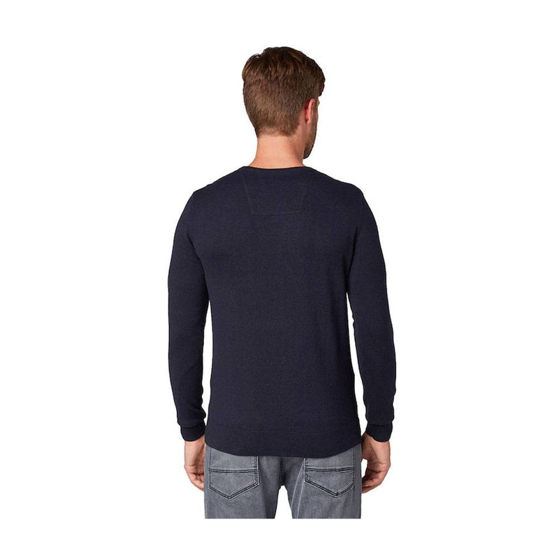Product image: Baic crew nec knit mens knitted navy melange-null