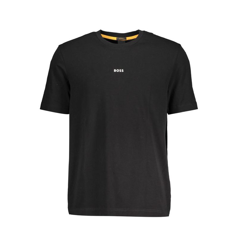 Black cotton men's t-shirt-null