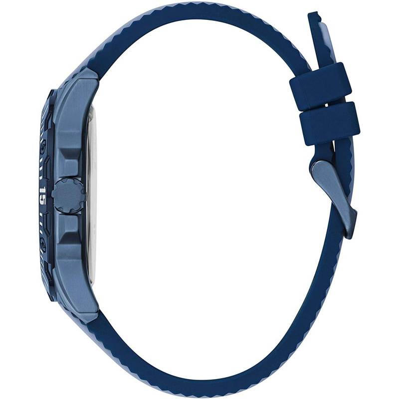 Blue synthetic sport watch-null