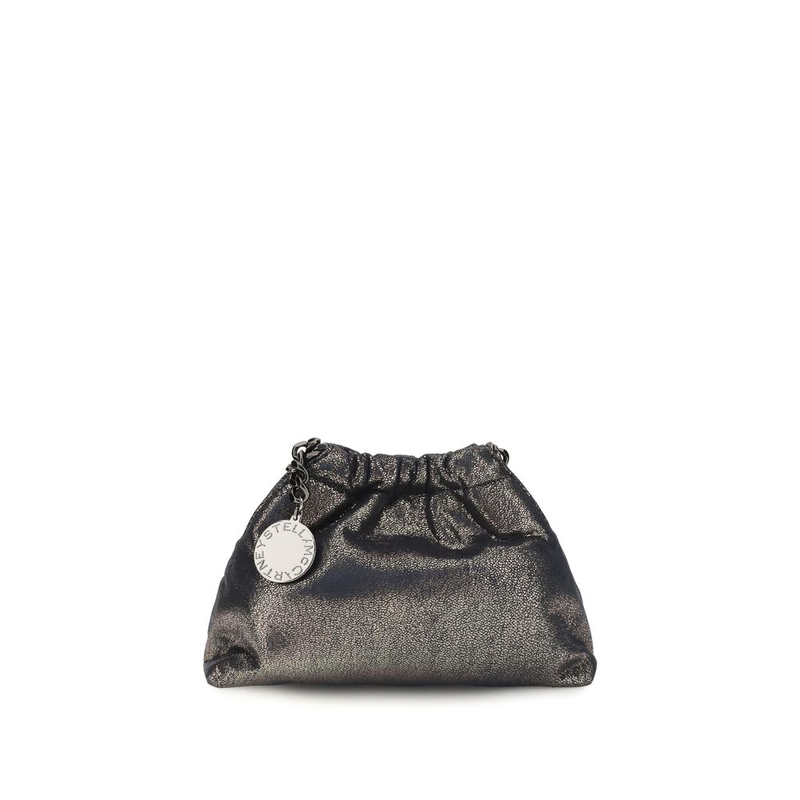 Blue polyester shoulder bag-null