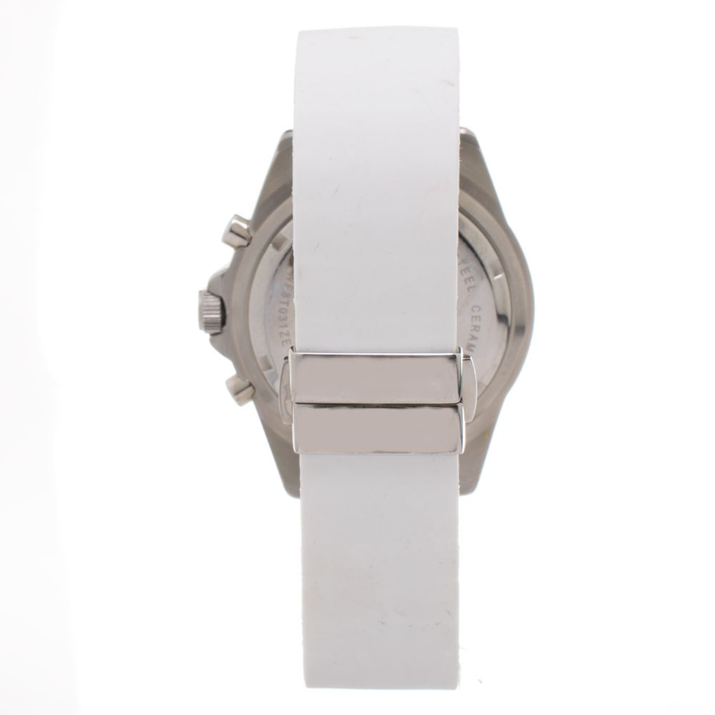 White synthetic sport watch-null