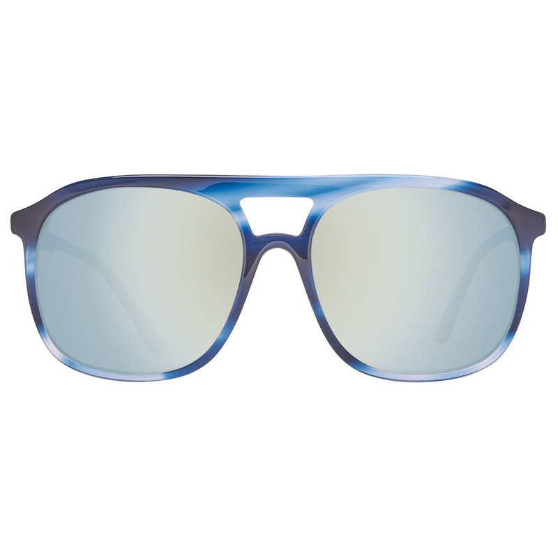 Blue plastic sunglasses-null