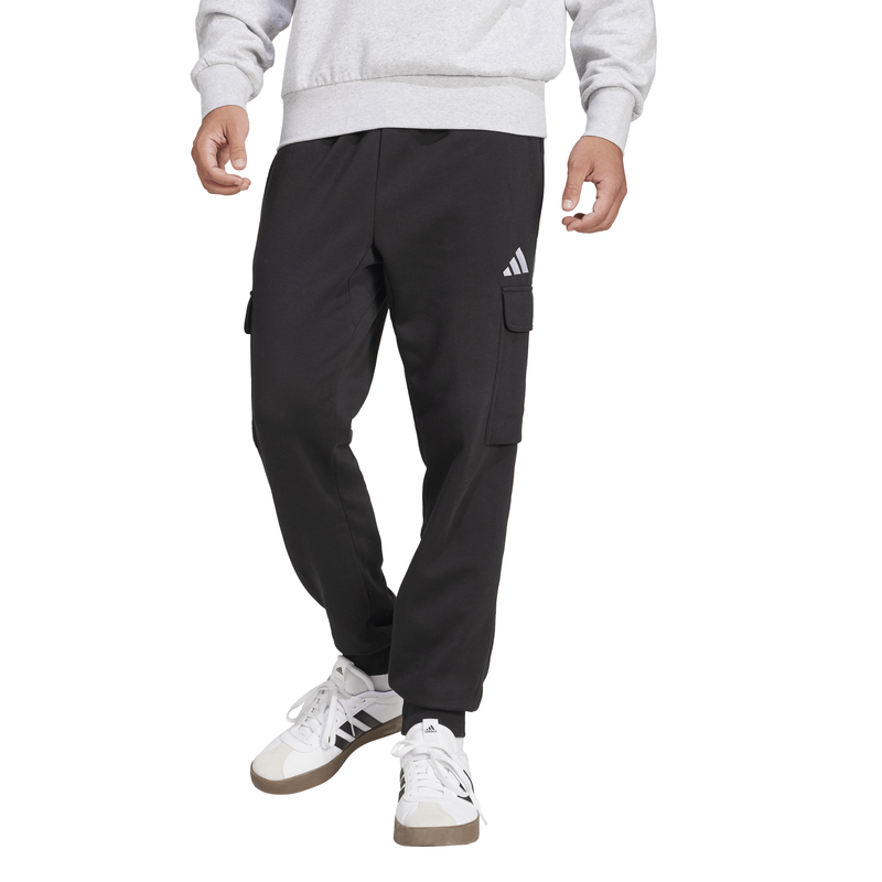Adidas mens essentials feelcozy fleece cargo joggers-null