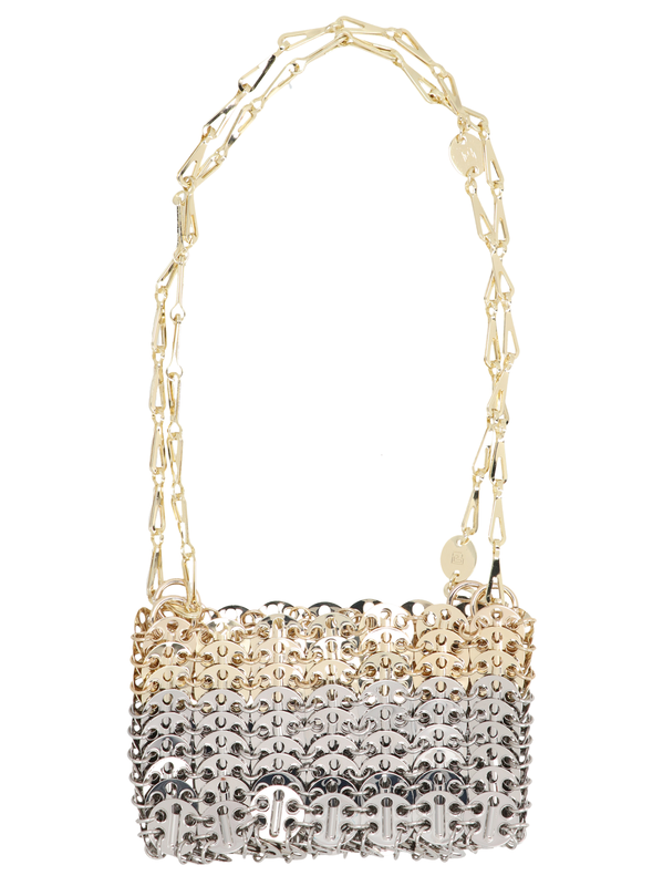 Multicolor brass shoulder bag-null