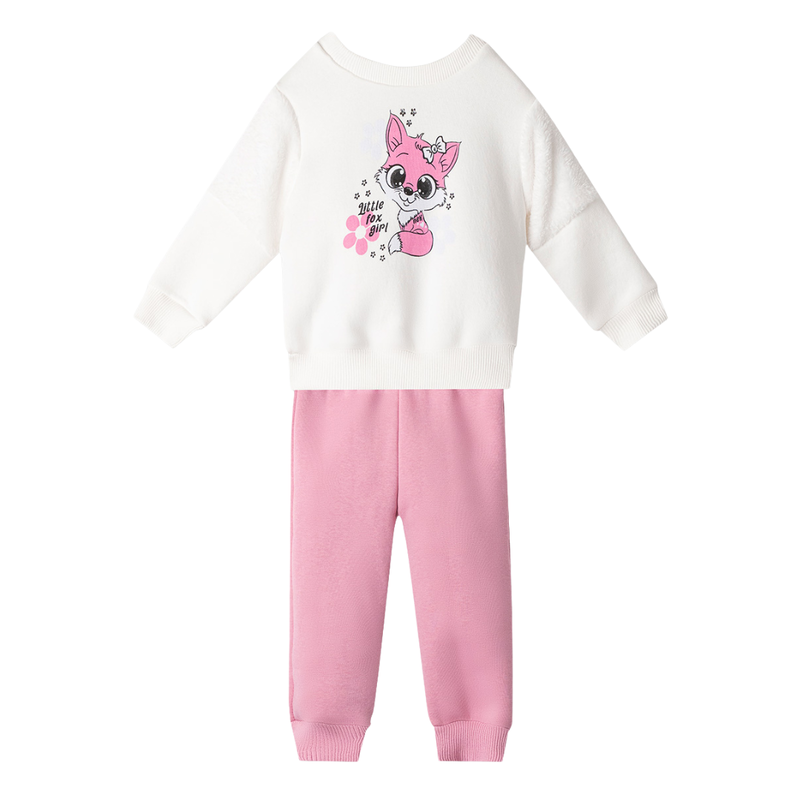 Product image: Nek kids wear infant baby girls tracksuit set white 171925-33-null