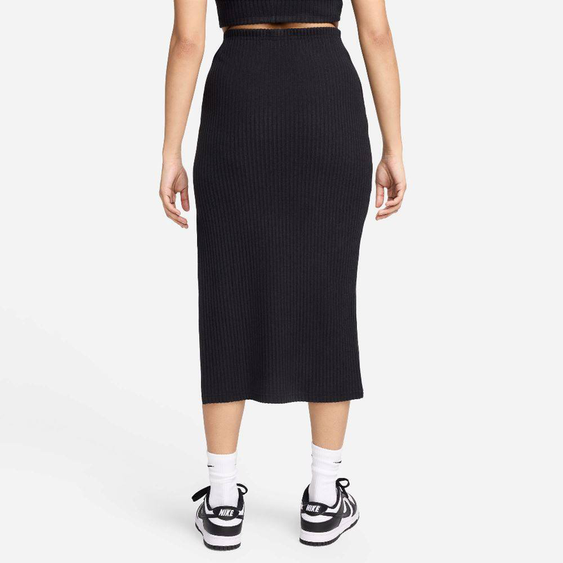 Product image: Nike sportswear chill knit rib mid skirt-null