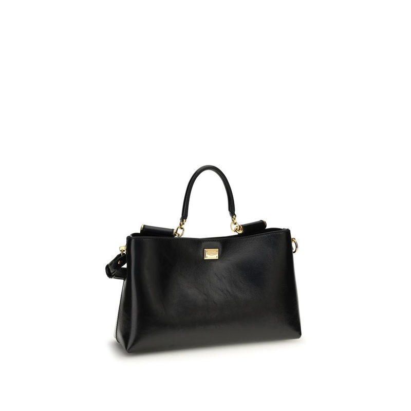 Black calf leather bos taurus shoulder bag-null