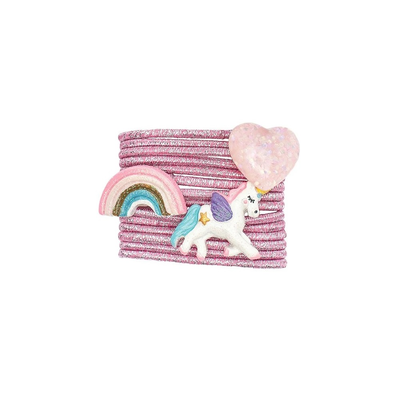 Great pretenders chunky charm ponytail holders, , medium