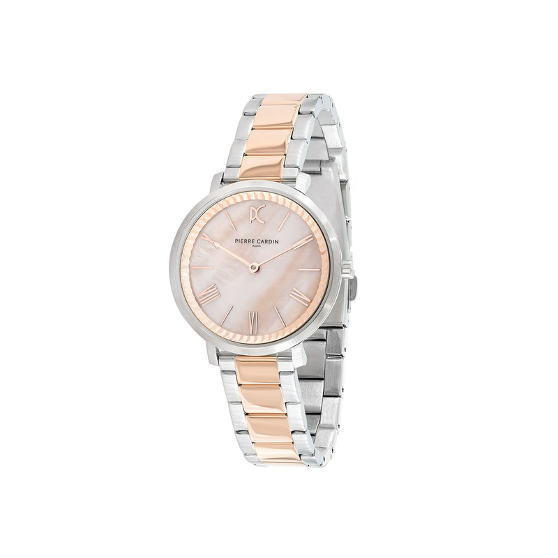 Multicolor stainless steel dress watch-null