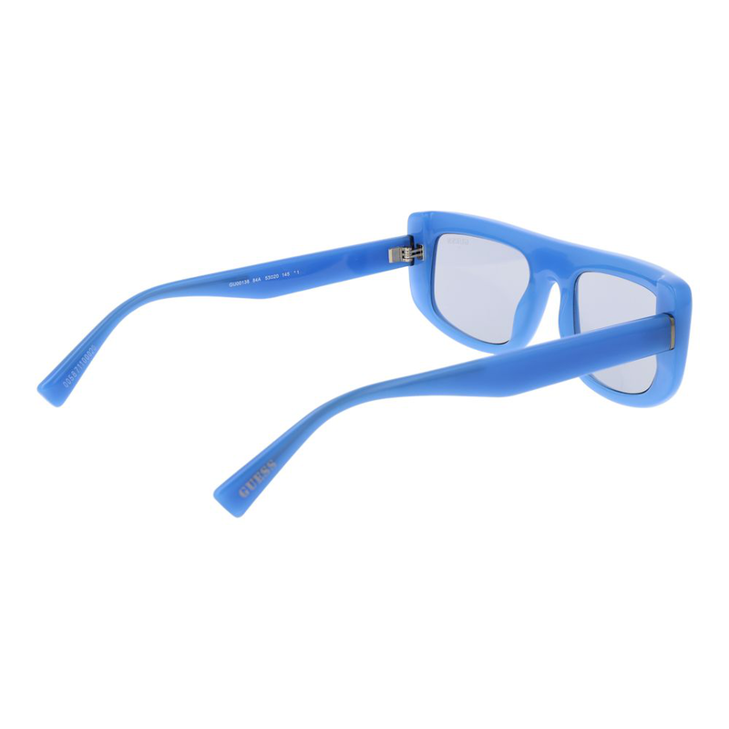 Blue plastic sunglasses-null