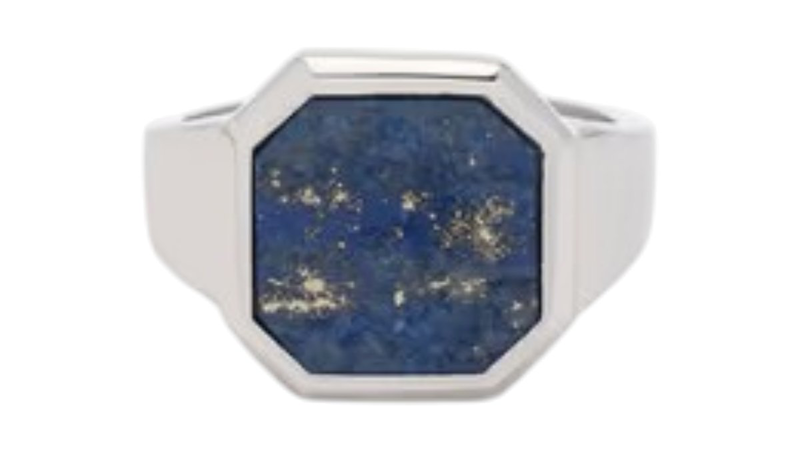 Lefkó ring - visetti men silver & blue-null